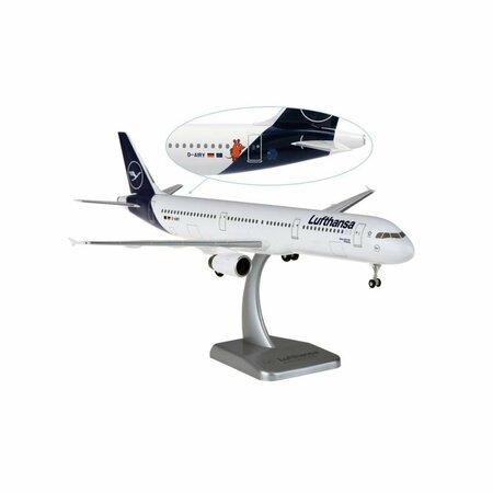 YENDO 1-200 Scale No.D-Airy Reg Lufthansa A321 Flensburg W-Gear Model Airplane YE3453134